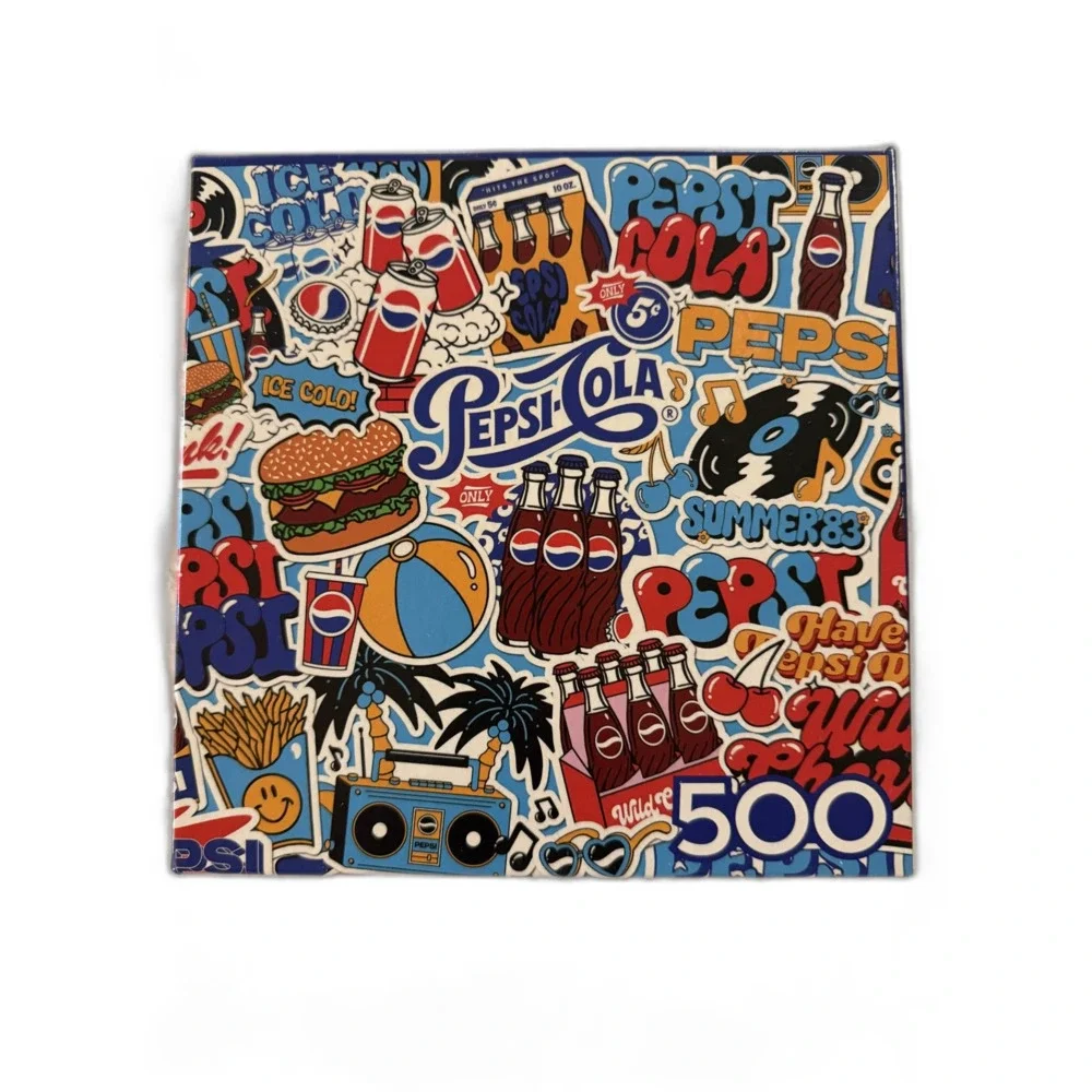 NWT Pepsi Cola Stickers Puzzle by Rose Art Sealed